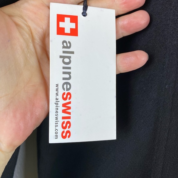 NWT Alpine Swiss Zipper Snap 4 pocket Wool LS coat size Small - Picture 13 of 14